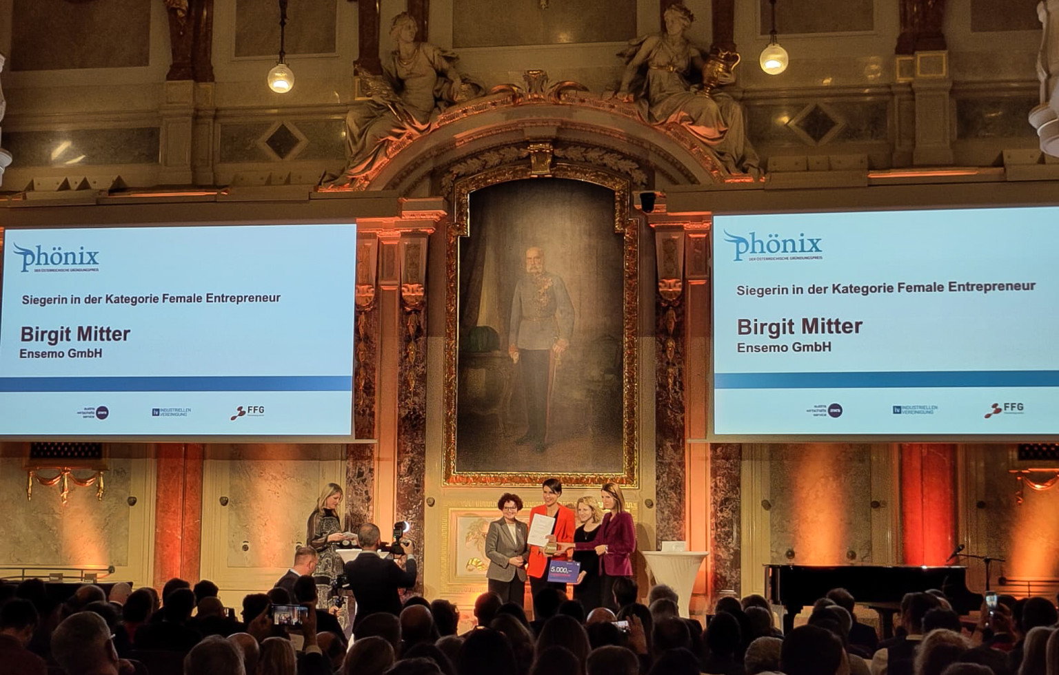 Doppel-Auszeichnung für Ensemo in den Kategorien "Female Entrepreneur" und "Prototyping"